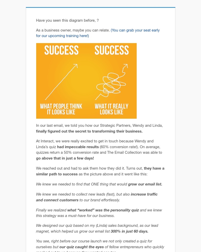 Interact - Success? Do you want it? (free training)