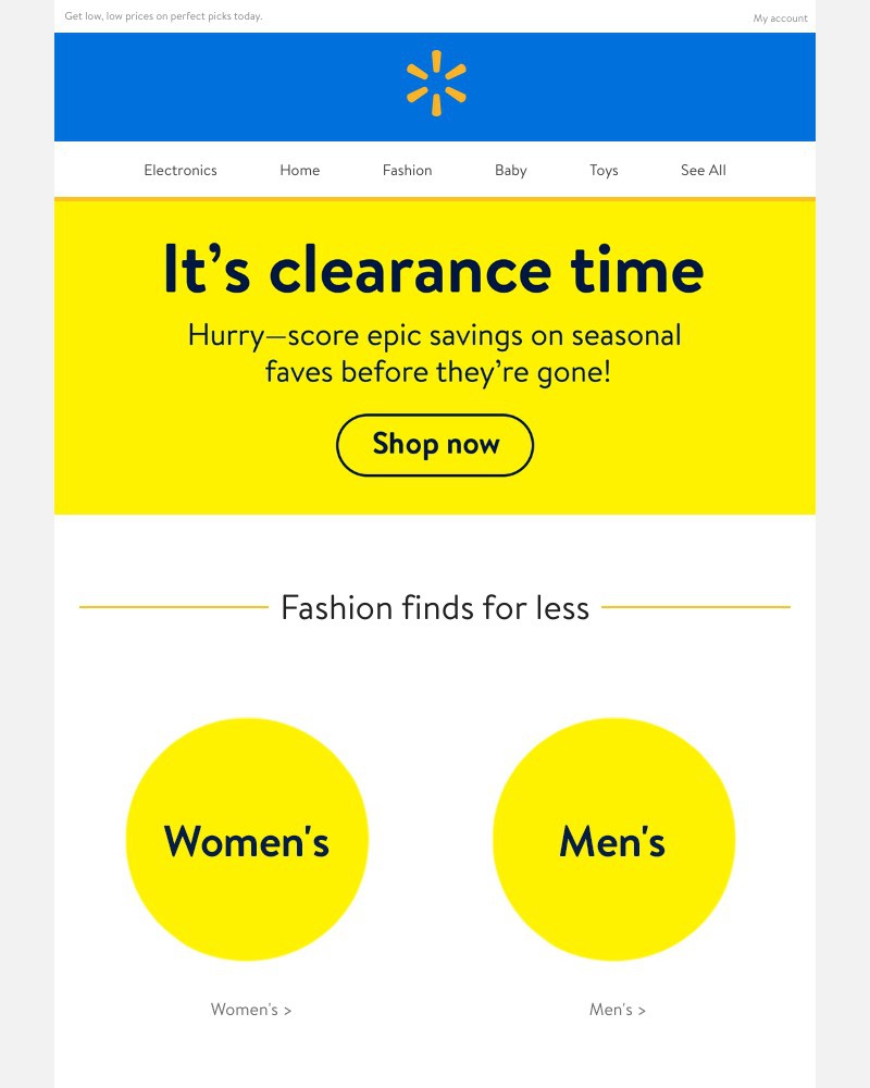Walmart - 🔥 Summer clearance 🔥