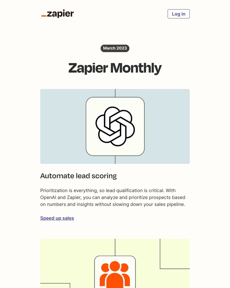 Accepting an invite on Zapier video screenshot