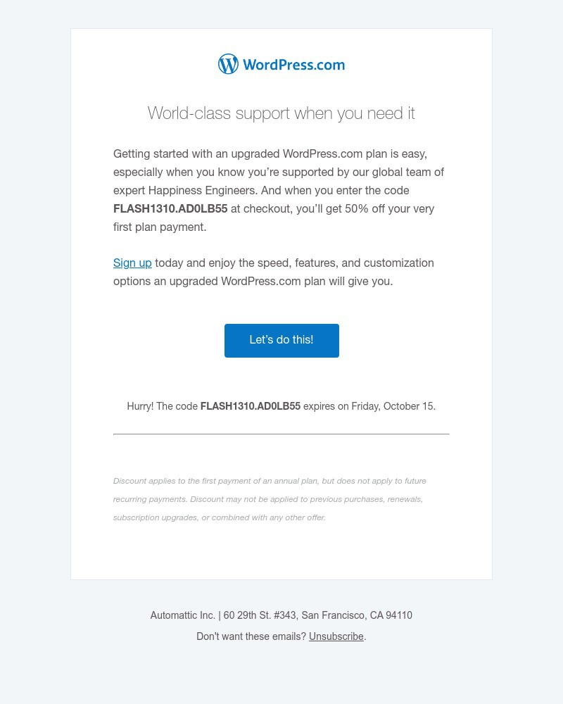 WordPress - Supercharge your website with this special offer