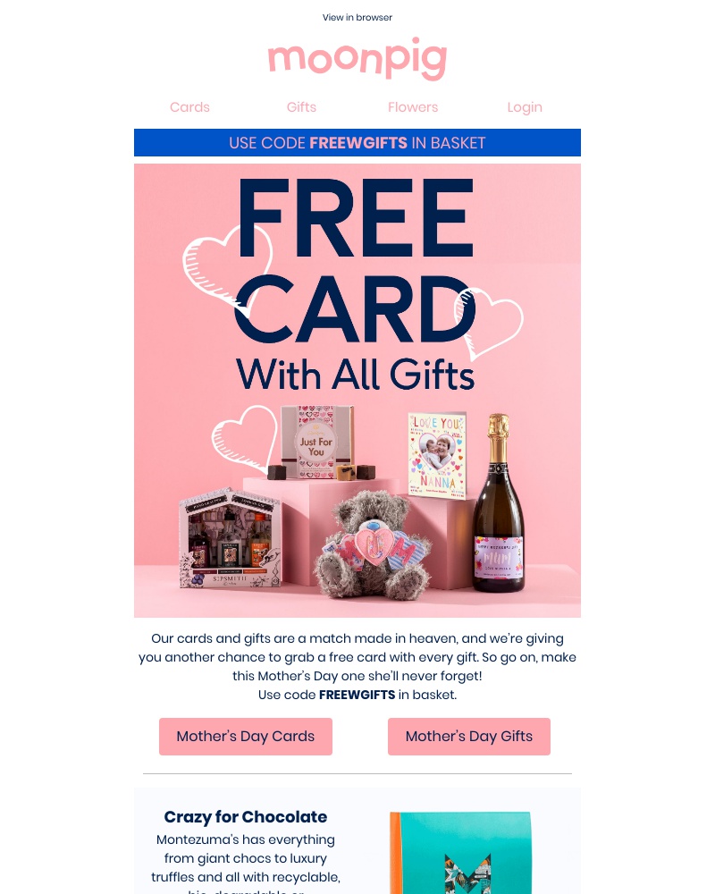 Moonpig - SURPRISE! We extended the offer for you 😎