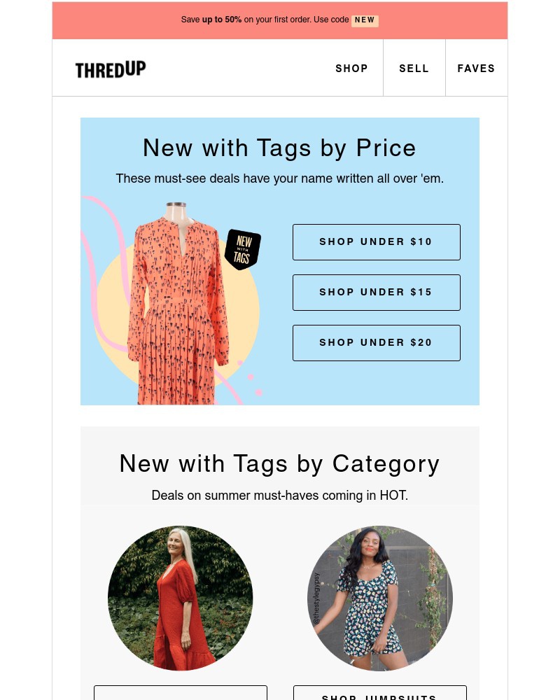 thredUP - TAGS! You're it. 🙌