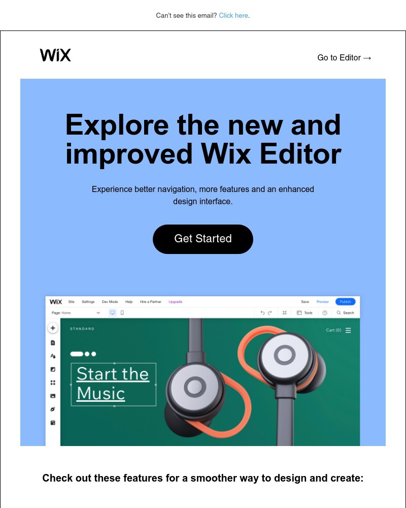 Wix - Take a look at the new and improved Wix Editor