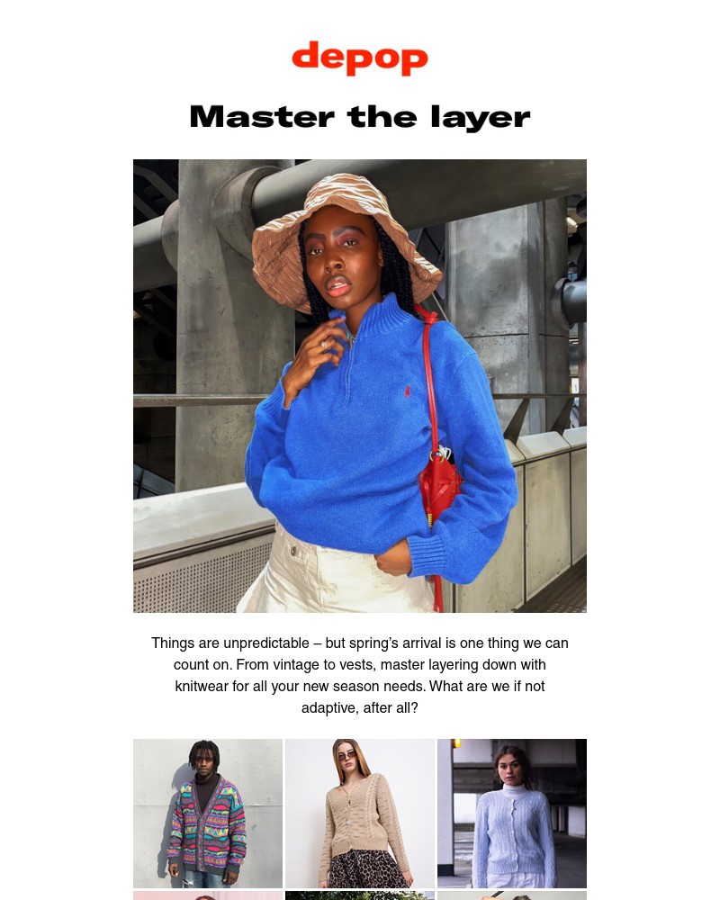 Depop - Take a masterclass in layering