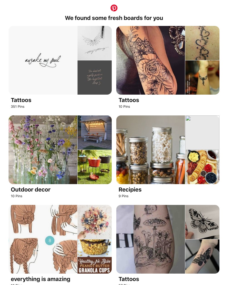 Pinterest - Tattoos, Outdoor decor and 12 other boards like yours