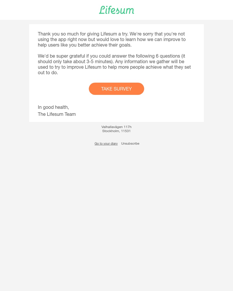 Lifesum - Tell us about your experience with Lifesum