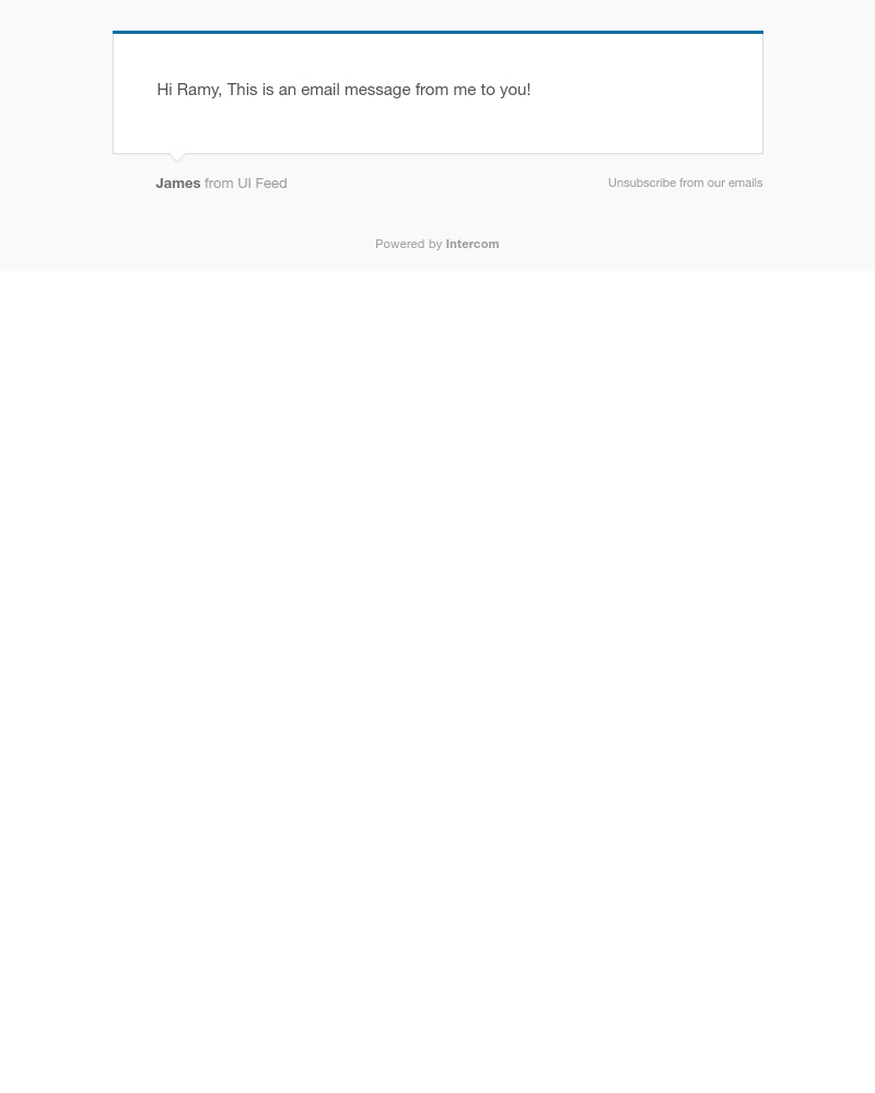 Intercom - [TEST] Hello