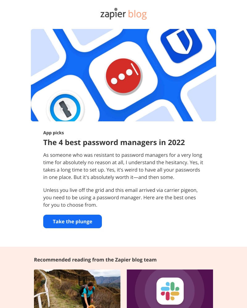 Zapier - The 4 best password managers in 2022