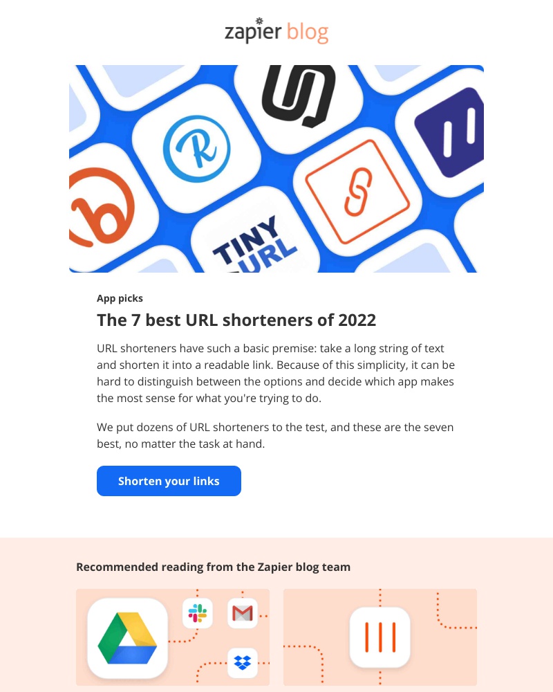 Zapier - The 7 best URL shorteners of 2022