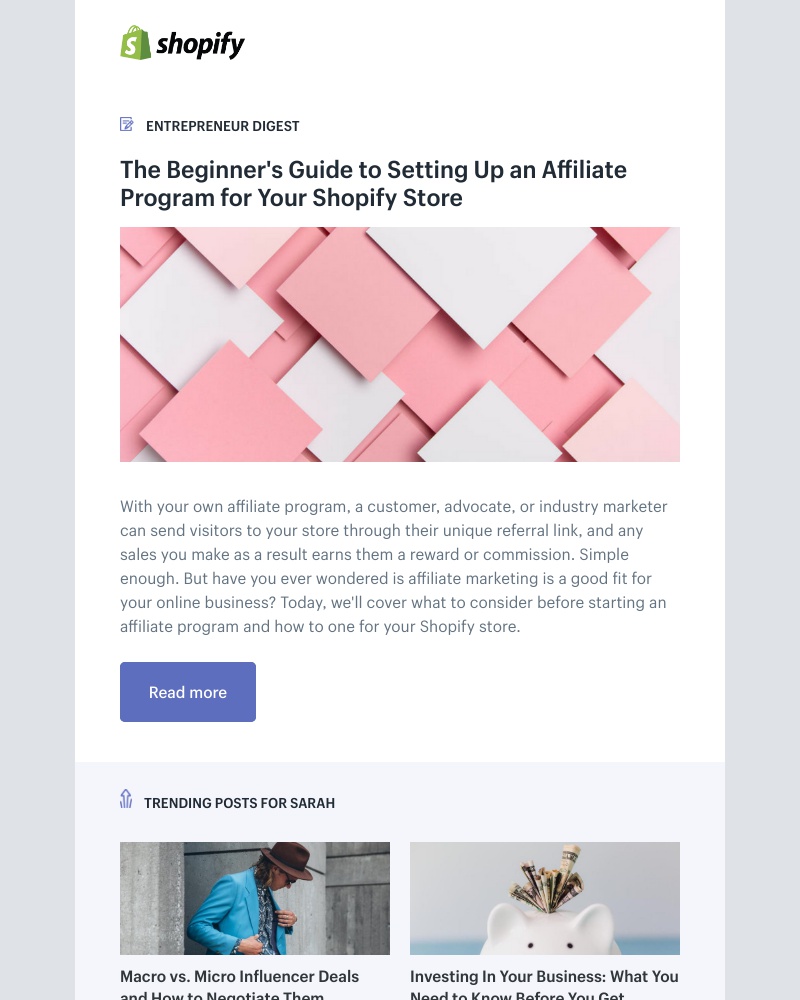 Shopify - The Beginner's Guide to Setting Up an Affiliate Program for Your Shopify Store
