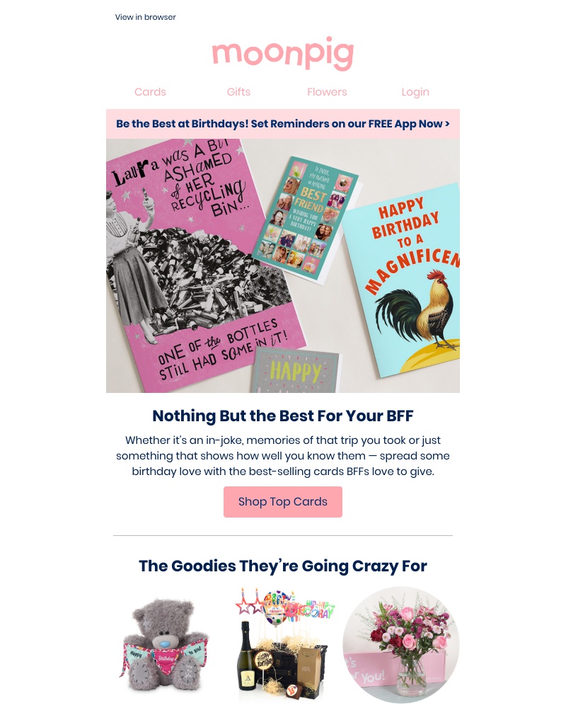 Moonpig - The birthday cards EVERYONE is loving