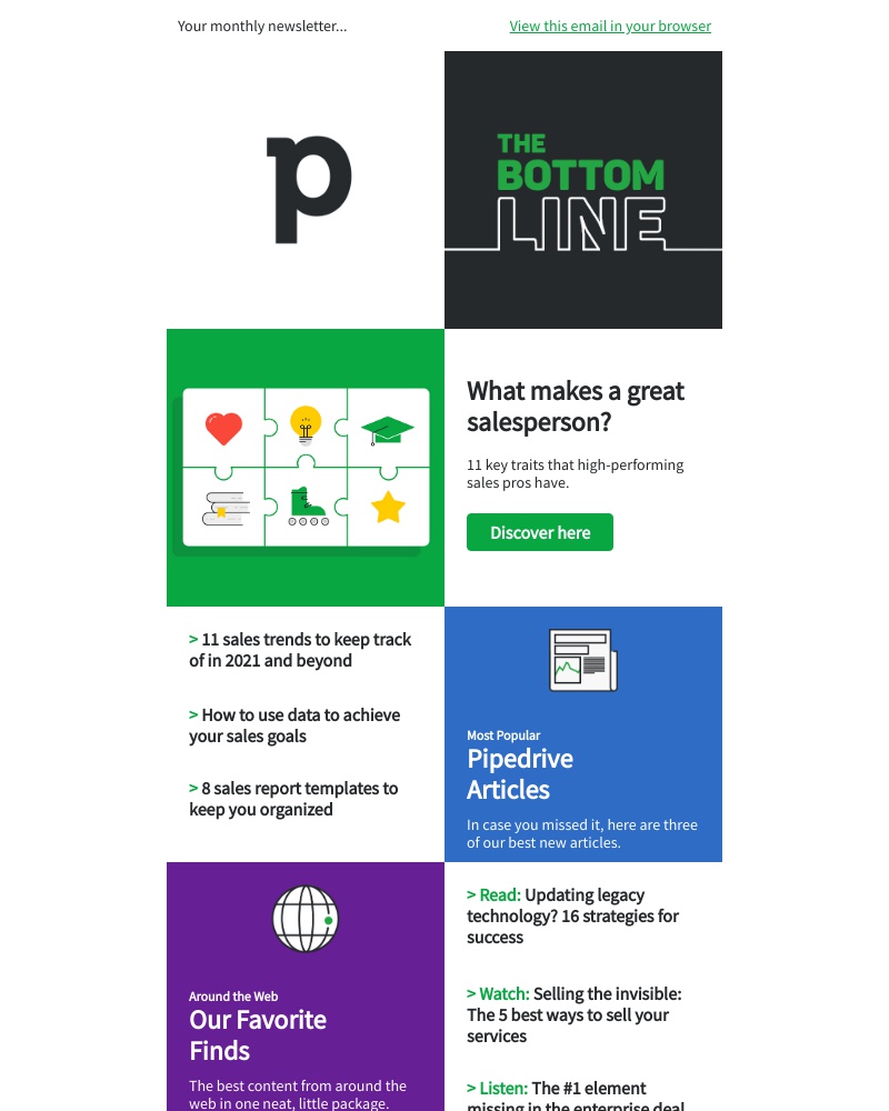 Pipedrive - The Bottom Line: August 2020 Edition