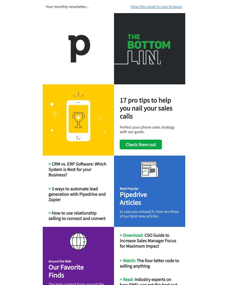 Pipedrive - The Bottom Line: February 2021 Edition