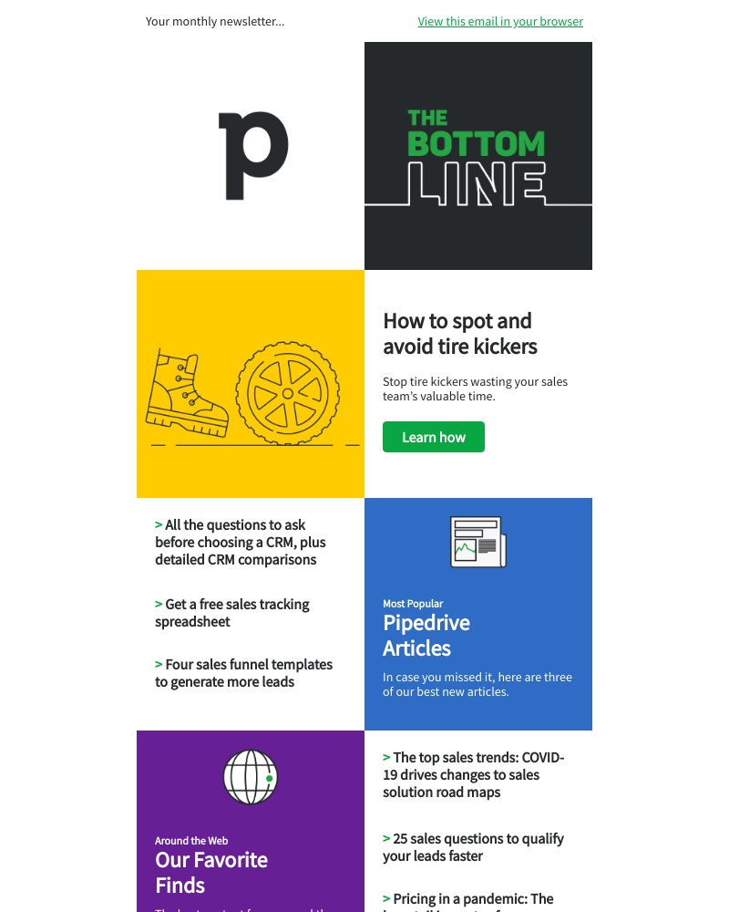 Pipedrive - The Bottom Line: July 2020 Edition