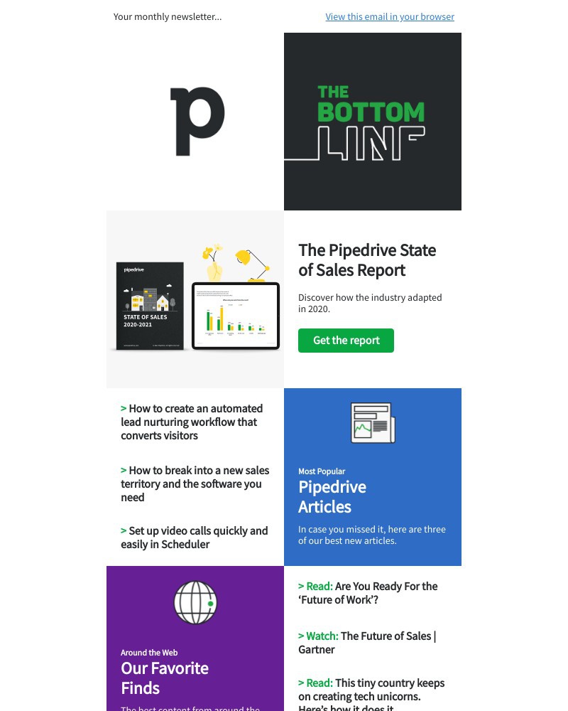 Pipedrive - The Bottom Line: May 2021 Edition