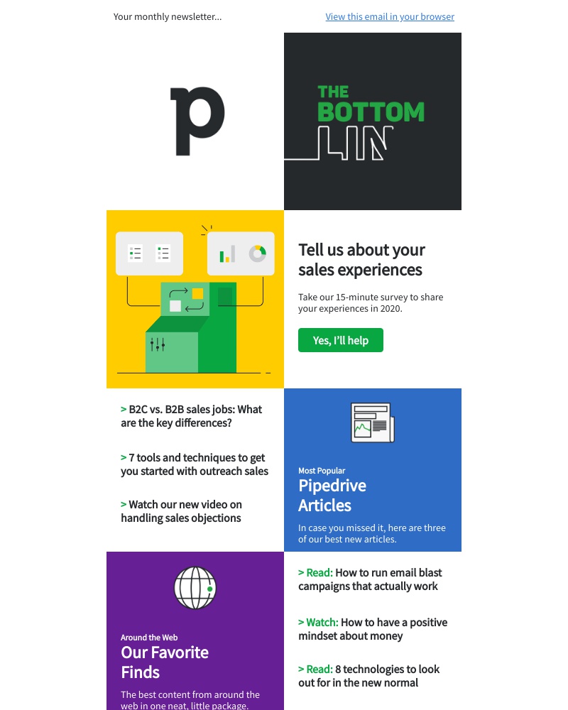 Pipedrive - The Bottom Line: November 2020 Edition