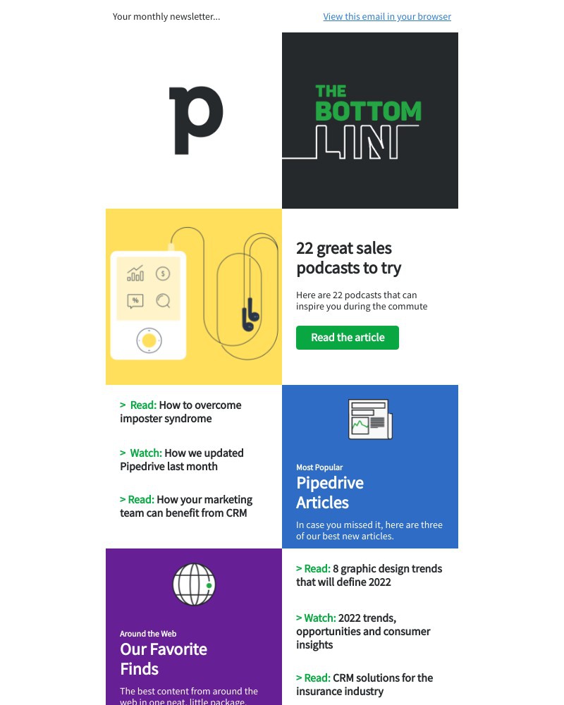 Pipedrive - The Bottom Line: October 2021 Edition