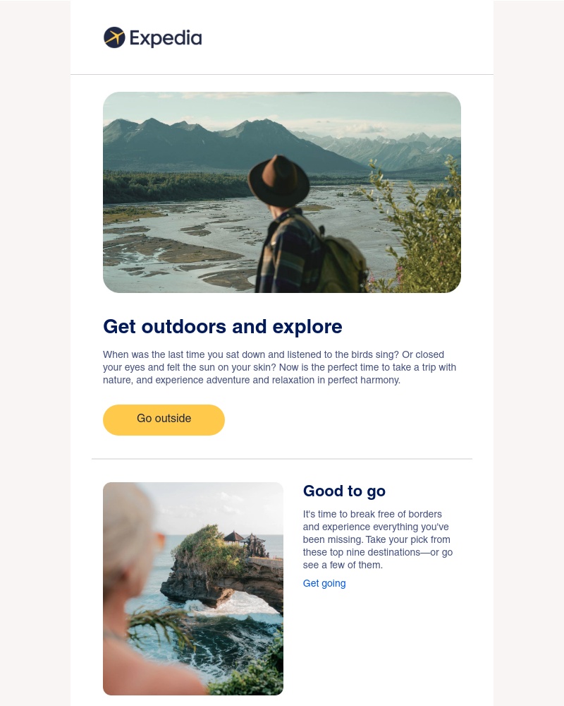 Expedia - The breath of fresh air you need