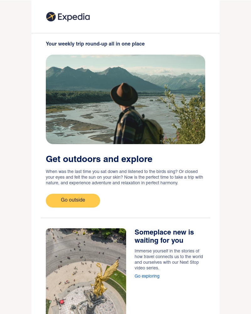 Expedia - The breath of fresh air you need