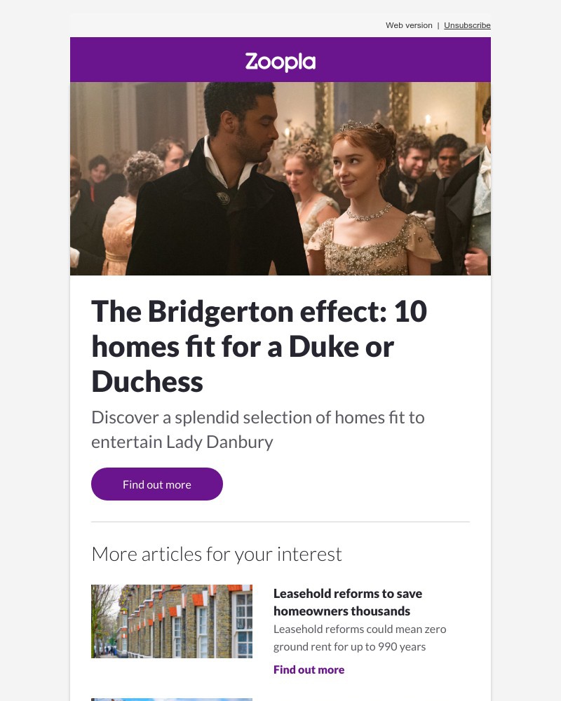 Zoopla - The Bridgerton effect: 10 homes fit for a Duke or Duchess