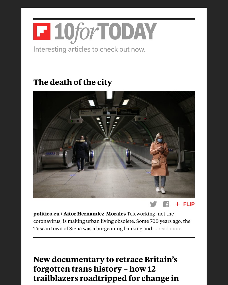 Flipboard - The death of the city