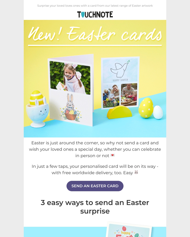TouchNote - The easiest Easter surprise 🐰