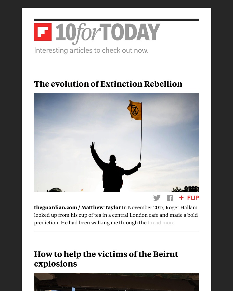 Flipboard - The evolution of Extinction Rebellion