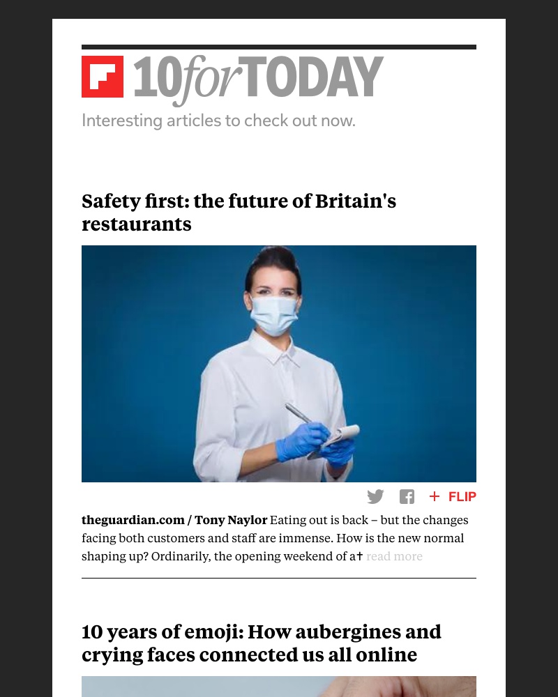 Flipboard - The future of Britain's restaurants