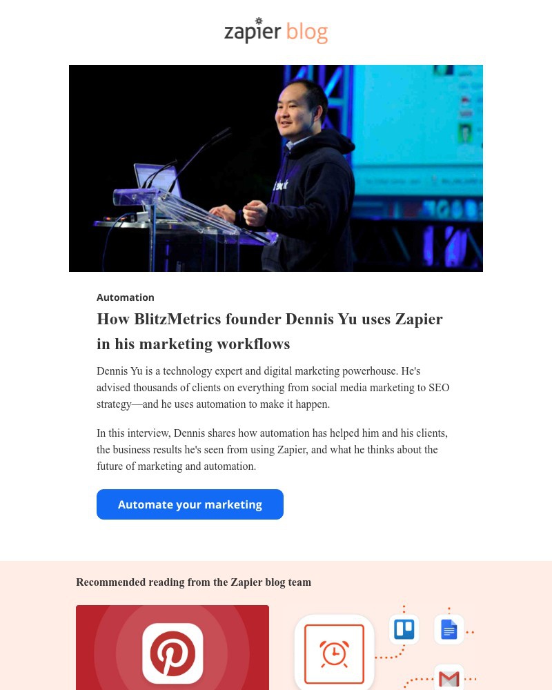 Zapier - The future of marketing and automation