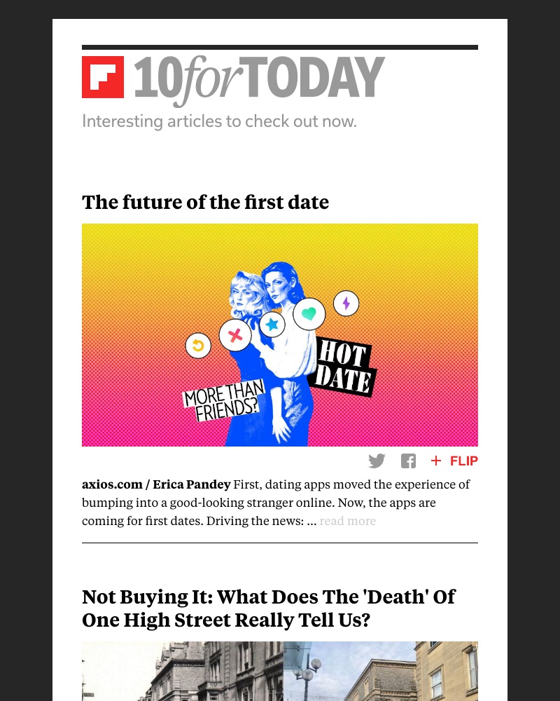 Flipboard - The future of the first date