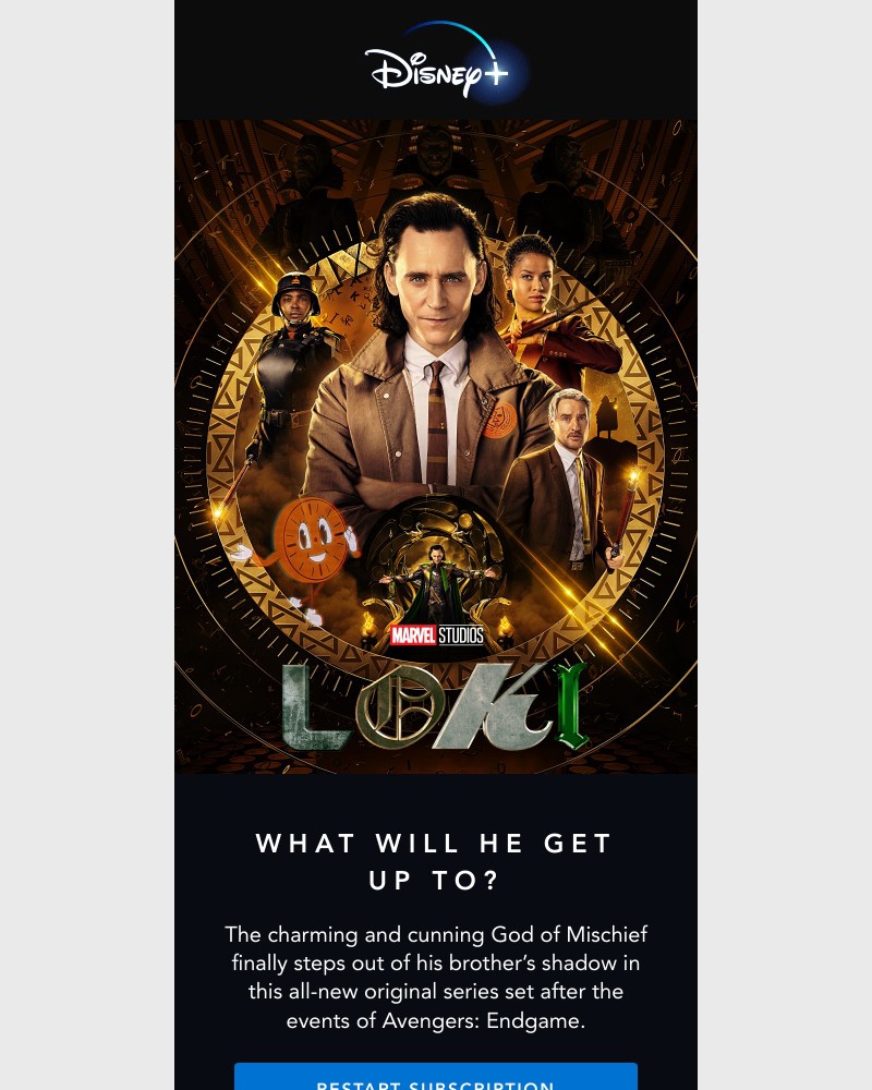 Disney+ - The God of Mischief has arrived