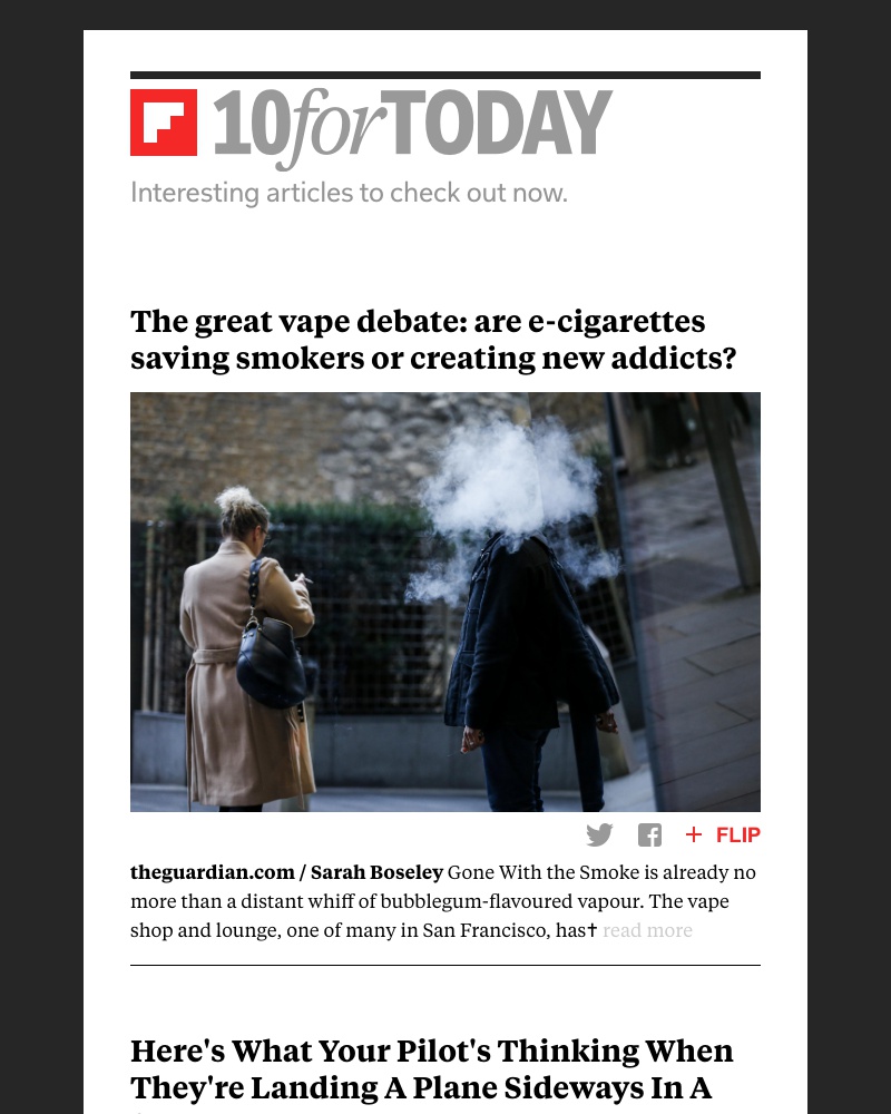 Flipboard - The great vape debate