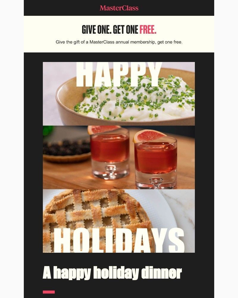  - The holidays are here