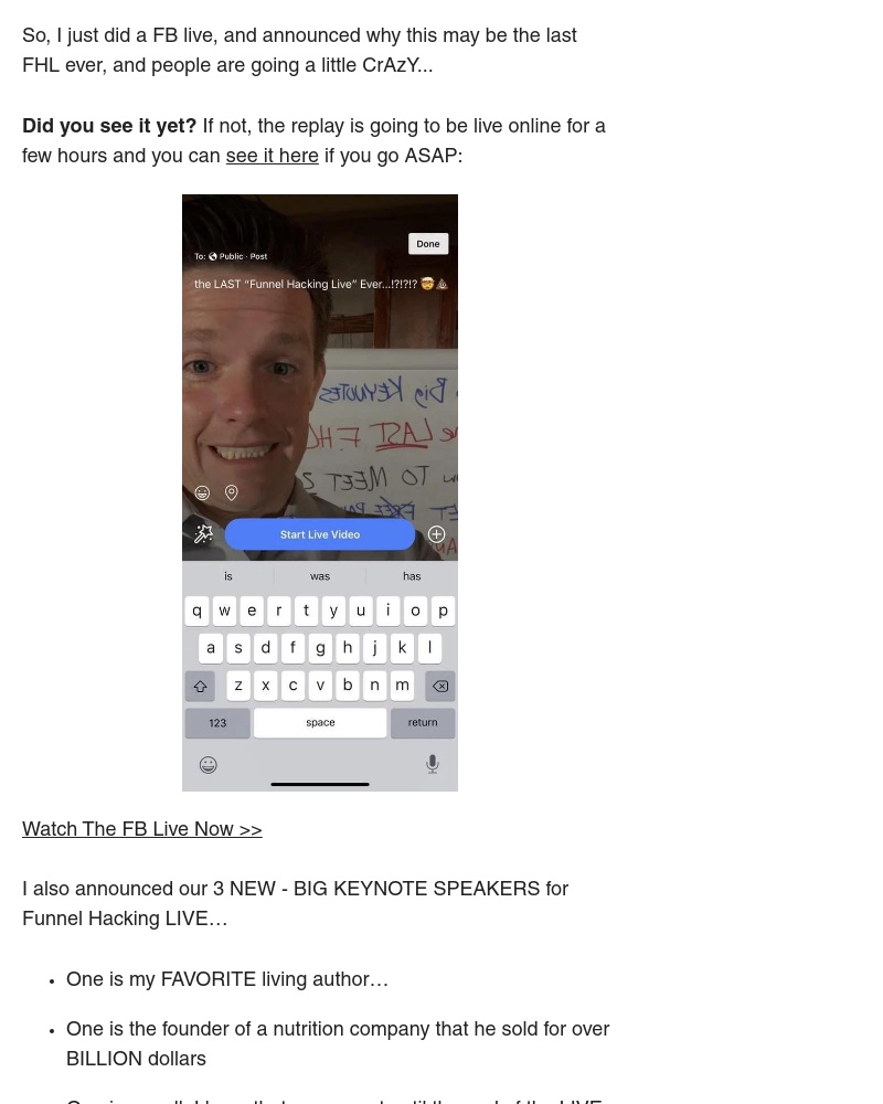 ClickFunnels - the LAST “Funnel Hacking Live” Ever...!?!?!?