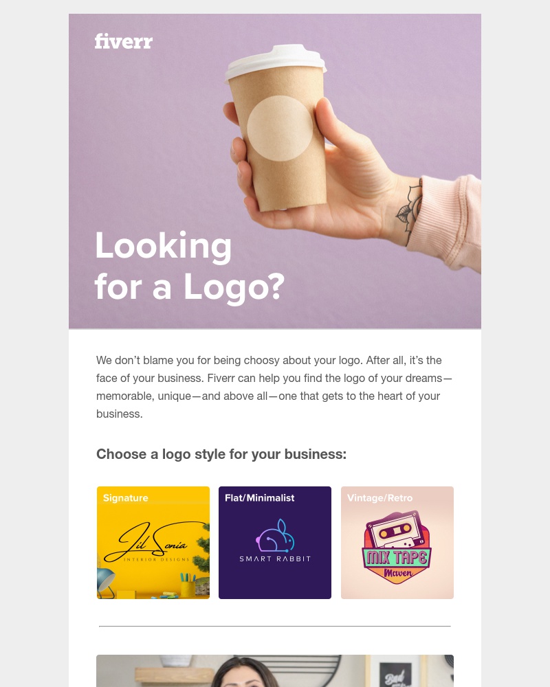 Fiverr - The Logo Of Your Dreams
