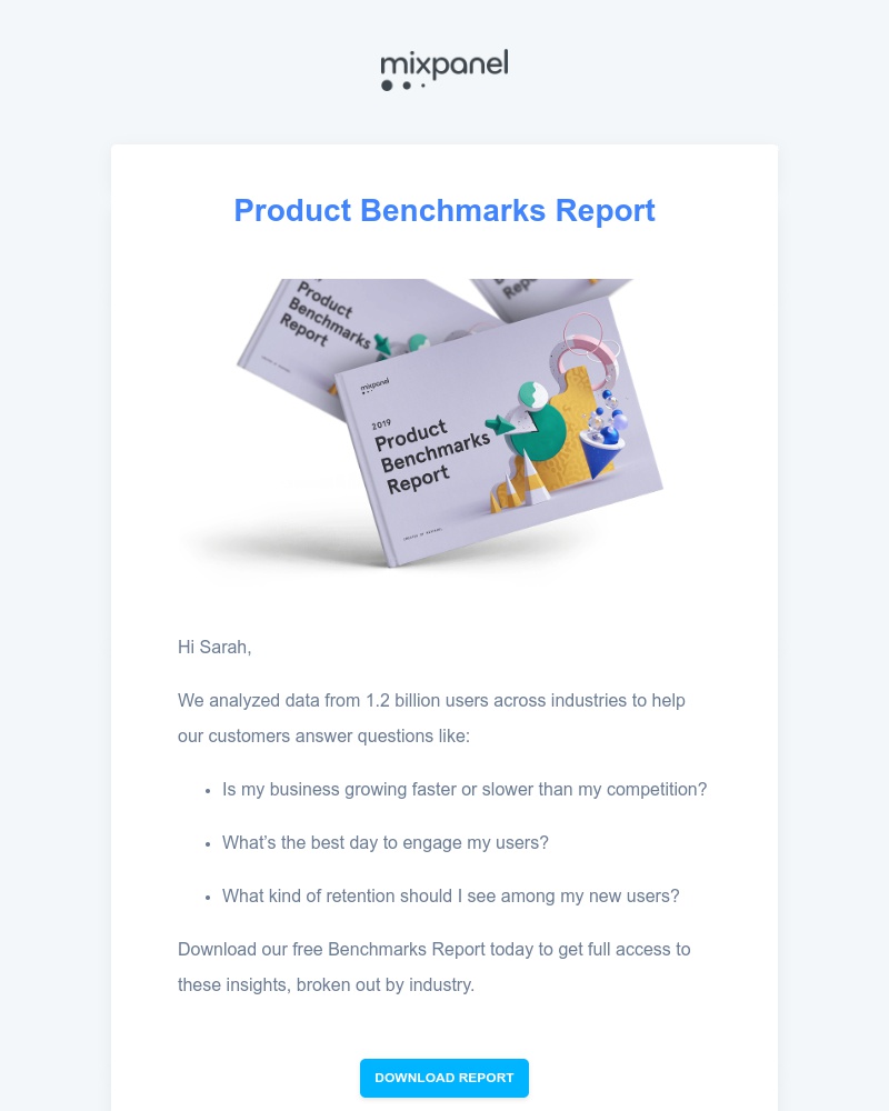 Mixpanel - The Mixpanel 2019 Product Benchmarks Report is here