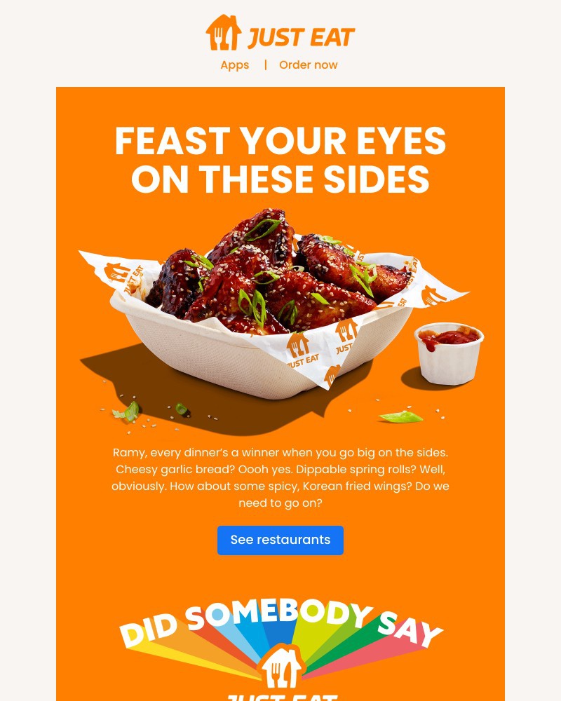 Ordering food on Just Eat video screenshot