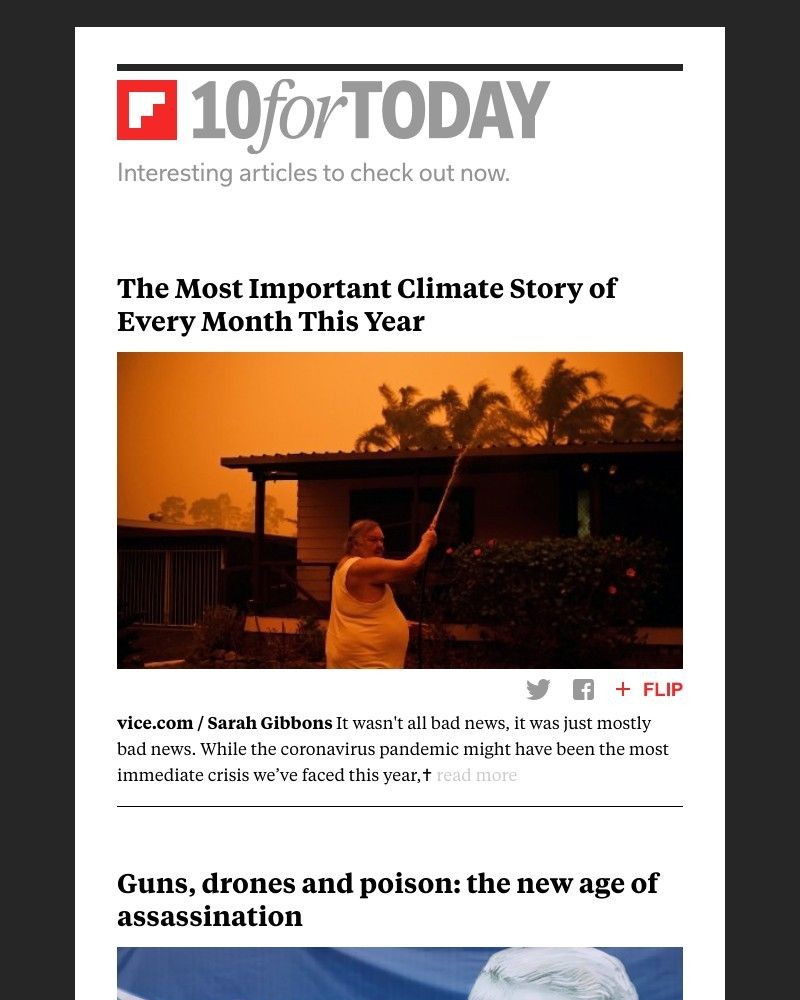 Flipboard - The most important climate story of every month this year