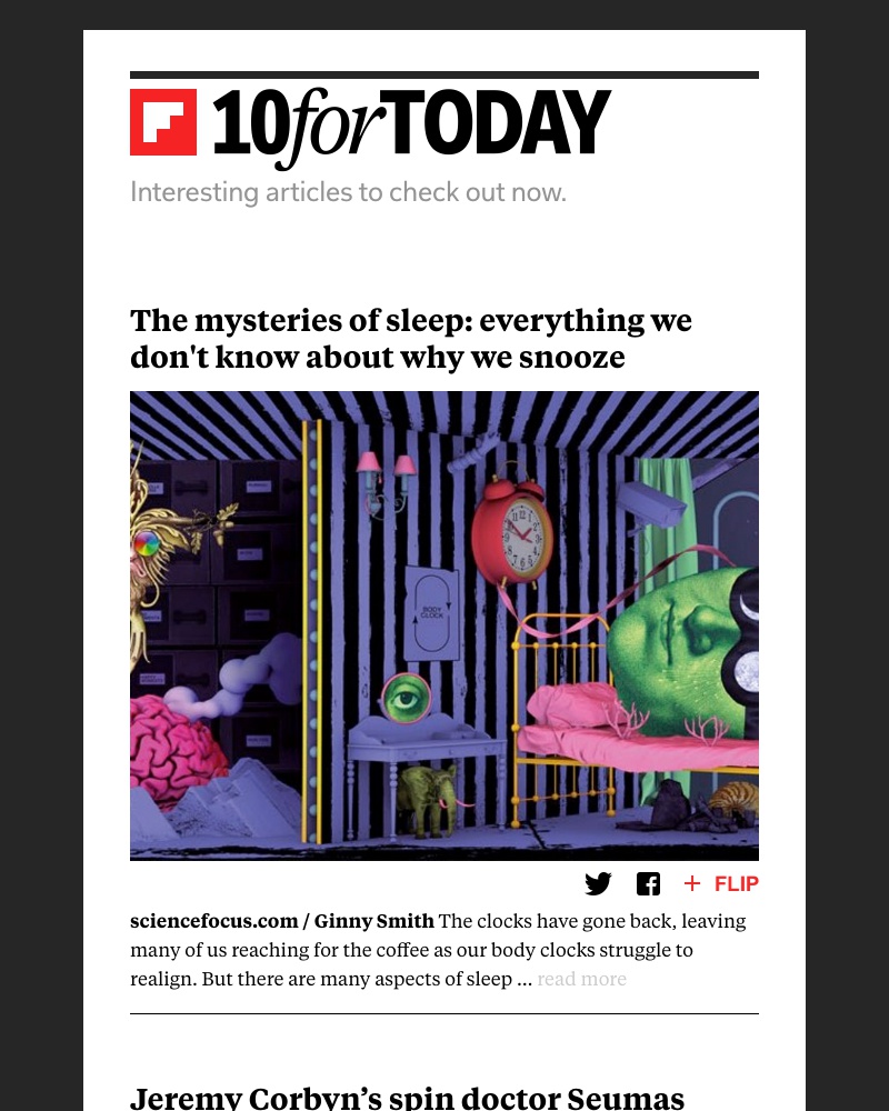 Flipboard - The mysteries of sleep