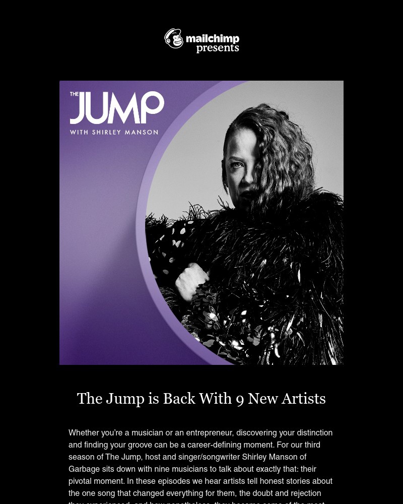 Mailchimp - The perfect lunch break listen: The Jump Season 3