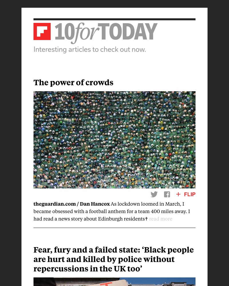 Flipboard - The power of crowds