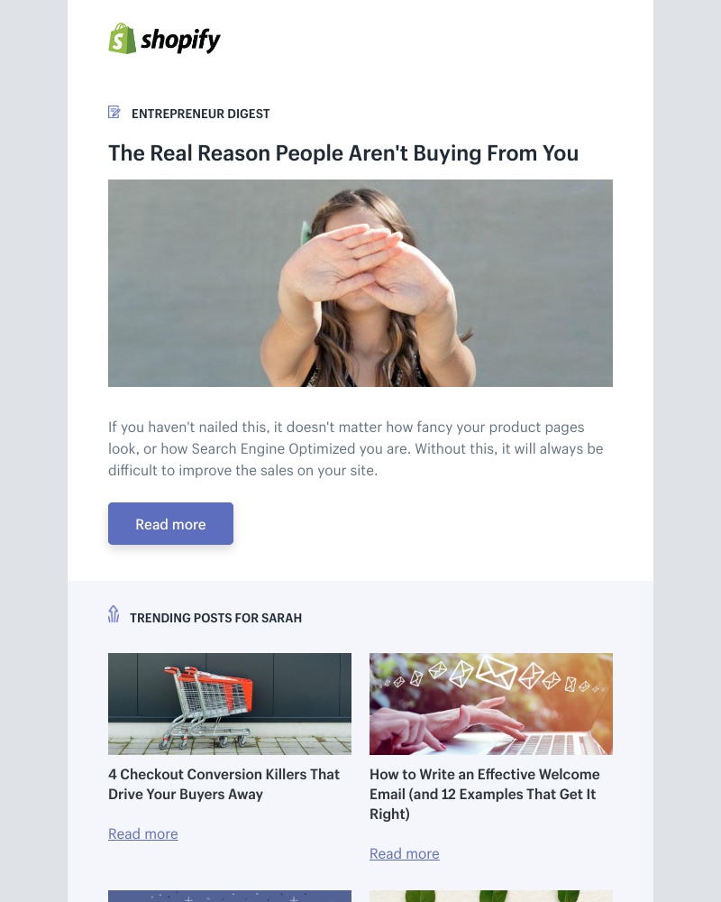 Shopify - The Real Reason People Aren't Buying From You