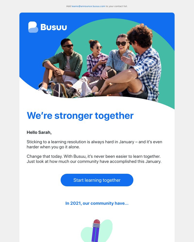 Busuu - The results are in 🥁 Check out the community’s progress this month