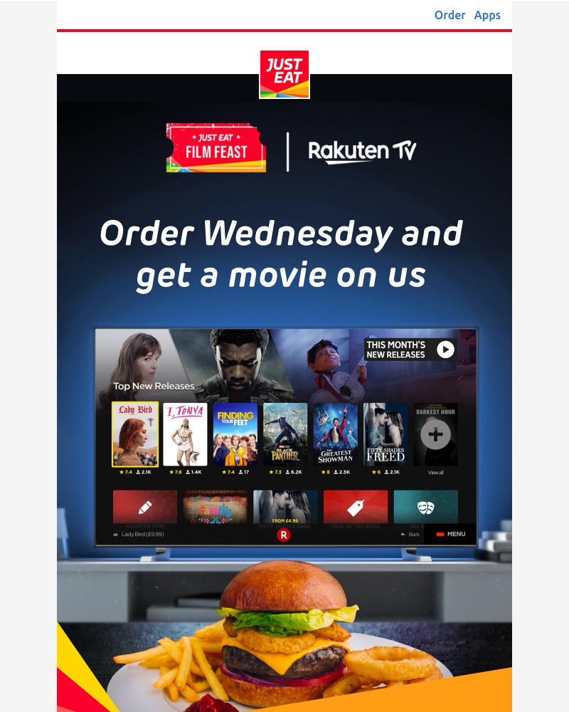 Ordering food on Just Eat video screenshot