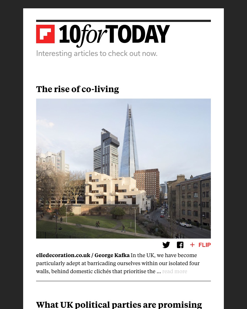 Flipboard - The rise of co-living