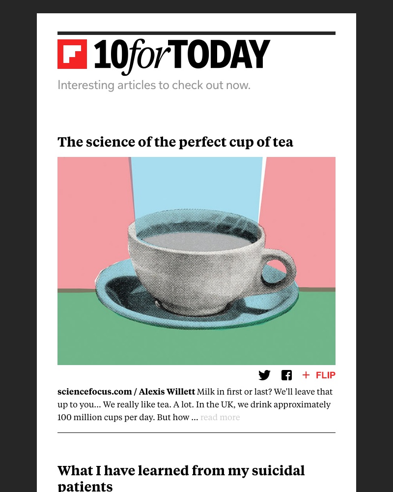 Flipboard - The science of the perfect cup of tea