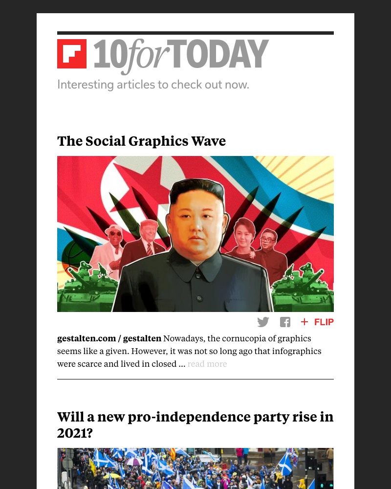 Flipboard - The social graphics wave