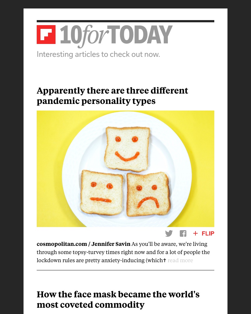 Flipboard - The three different pandemic personality types