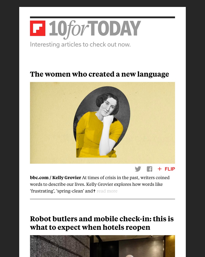 Flipboard - The women who created a new language