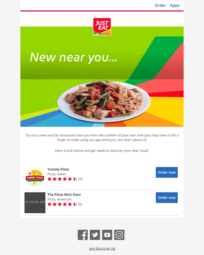 Just Eat - There’s a new kid on the block